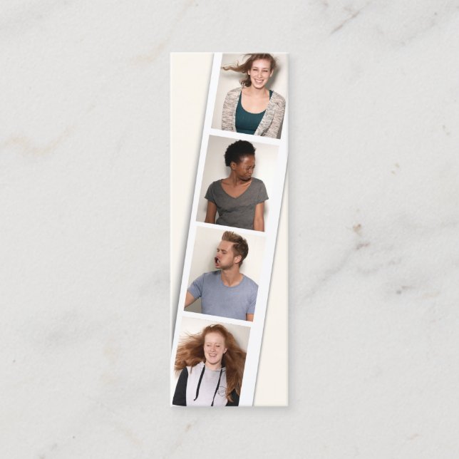 Minitarjeta De Visita Fotógrafo de 📷 Photo Booth (Anverso)