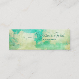Minitarjeta De Visita Fragancia personalizada aroma personal nota de olf