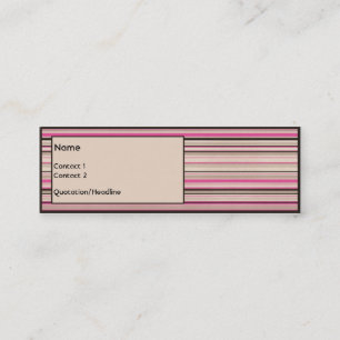 Minitarjeta De Visita Fresa del chocolate