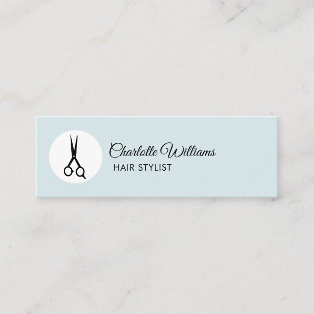 Minitarjeta De Visita Friseur Visitenkarte moderno (Anverso)