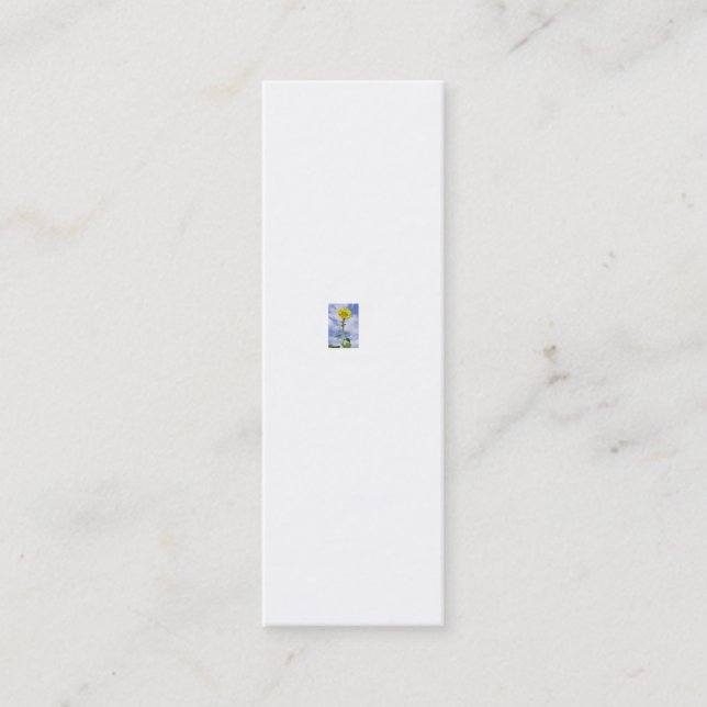 Minitarjeta De Visita Girasol (Anverso)