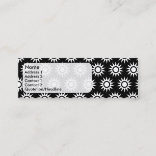 Minitarjeta De Visita girasoles