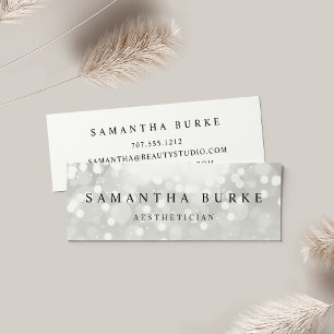 Minitarjeta De Visita Glow Platinum