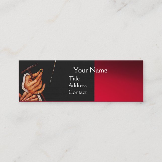 MINITARJETA DE VISITA GOLDSMITH, PRECIOSO METALWORKER, ARTE DE JOYAS DE  (Anverso)