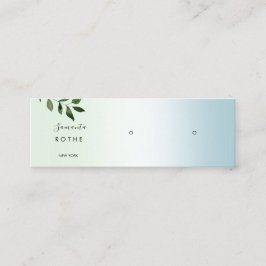 Minitarjeta De Visita Gradiente De Script Stud Earl Mini Mini Ca Empresa