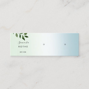 Minitarjeta De Visita Gradiente De Script Stud Earl Mini Mini Ca Empresa