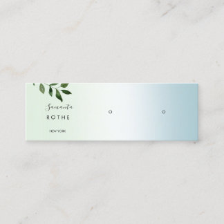 Minitarjeta De Visita Gradiente De Script Stud Earl Mini Mini Ca Empresa