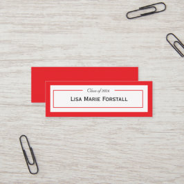 Minitarjeta De Visita Graduation Name Card