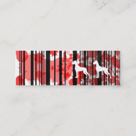 Minitarjeta De Visita Great Dane Kennel