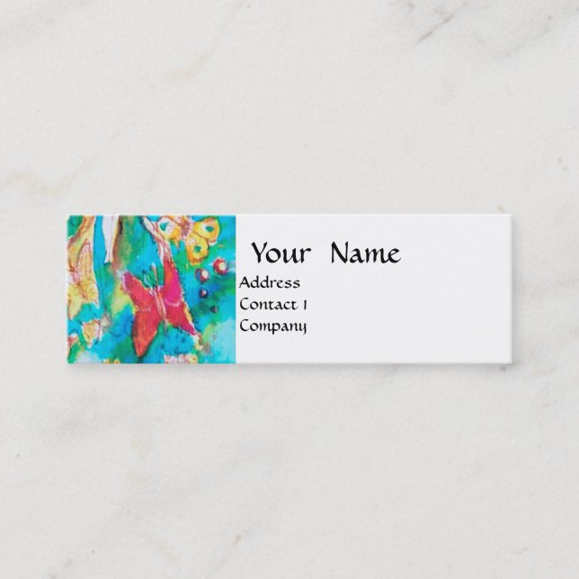 Minitarjeta De Visita GRIPE FLORES DE HIDROMASAJE FLUJOSA Floral (Anverso)