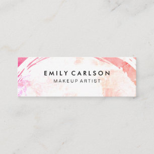 Minitarjeta De Visita Grunge colorido moderno