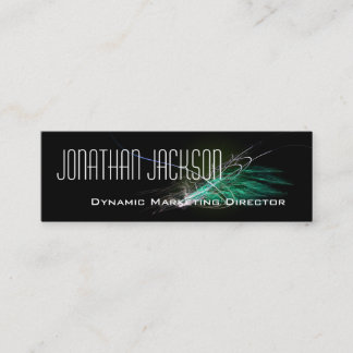 Minitarjeta De Visita Guay Modern Explosion Black Slim Business Cards