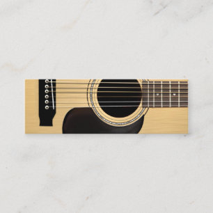 Minitarjeta De Visita Guitarra Acústica