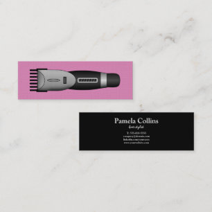 Minitarjeta De Visita Hair Clipper minimalista Barber Hair Stylist