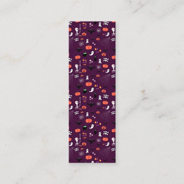 Minitarjeta De Visita Halloween (Anverso)