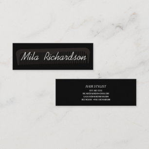 Minitarjeta De Visita Hermoso estilo sencillo para todas las peluquerías