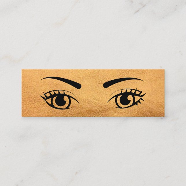 Minitarjeta De Visita Hermosos Ojos (Anverso)