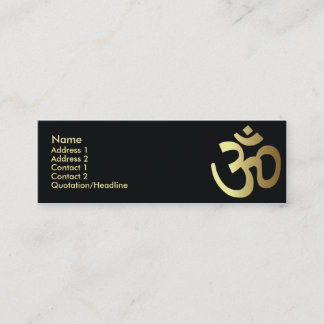 Minitarjeta De Visita Hinduism - flaco