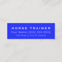 Minitarjeta De Visita Horse Royal Professional Business Card