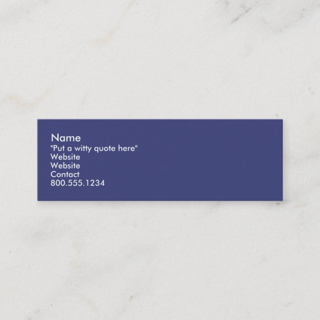 Minitarjeta De Visita I Nervios del H (Anverso)