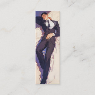 Minitarjeta De Visita Ikemen Anime Elegante y Guapo