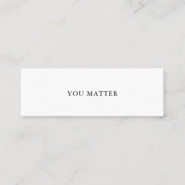 Minitarjeta De Visita IMPORTA la minitarjeta No. 1