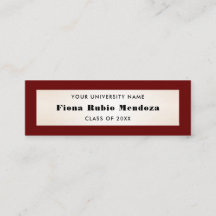 Impresionante nombre de graduación de oro de Borgo