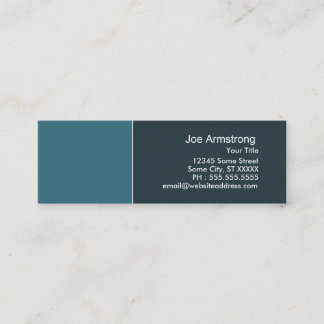 Minitarjeta De Visita Infante de marina elegante