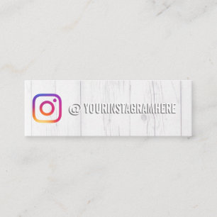 Minitarjeta De Visita Influencer de redes sociales de Instagram