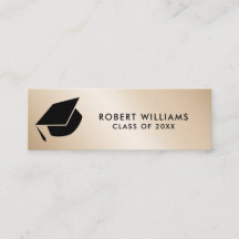 Inserción de graduación de tapón metálico de oro