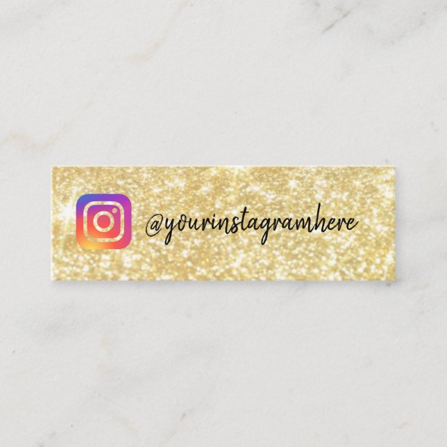 Minitarjeta De Visita instagram (Anverso)