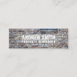 Minitarjeta De Visita Instagram personalizada de "vivienda de ladrillo"