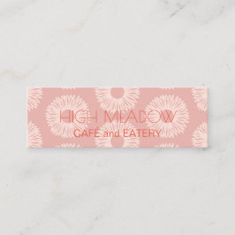 Minitarjeta De Visita Instagram personalizada "Peach Blooms"