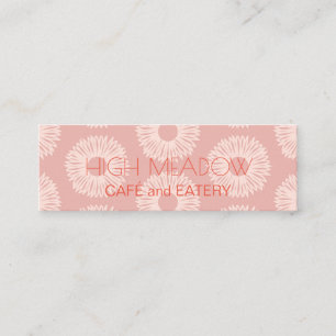 Minitarjeta De Visita Instagram personalizada "Peach Blooms"