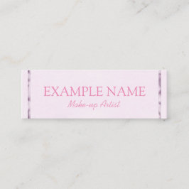 Minitarjeta De Visita Instagram personalizado "Hoja rosa"