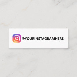 MINITARJETA DE VISITA INSTAGRAM SIMPLE