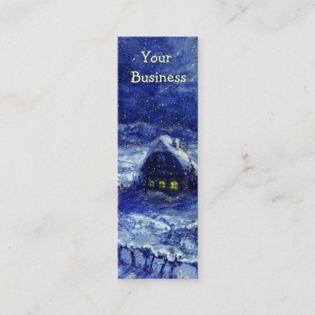 Minitarjeta De Visita Invierno en Rusia/verano en Rusia (Anverso)