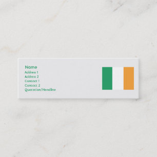 Minitarjeta De Visita Irlanda - Skinny