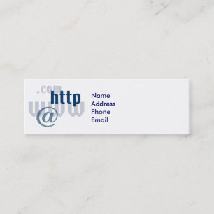 Minitarjeta De Visita j0254444, NameAddressPhoneEmail