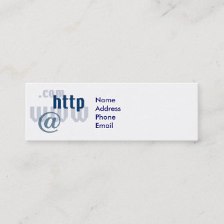 Minitarjeta De Visita j0254444, NameAddressPhoneEmail