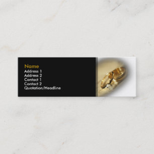 Minitarjeta De Visita Jewelry Business Card