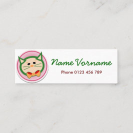 Minitarjeta De Visita katze