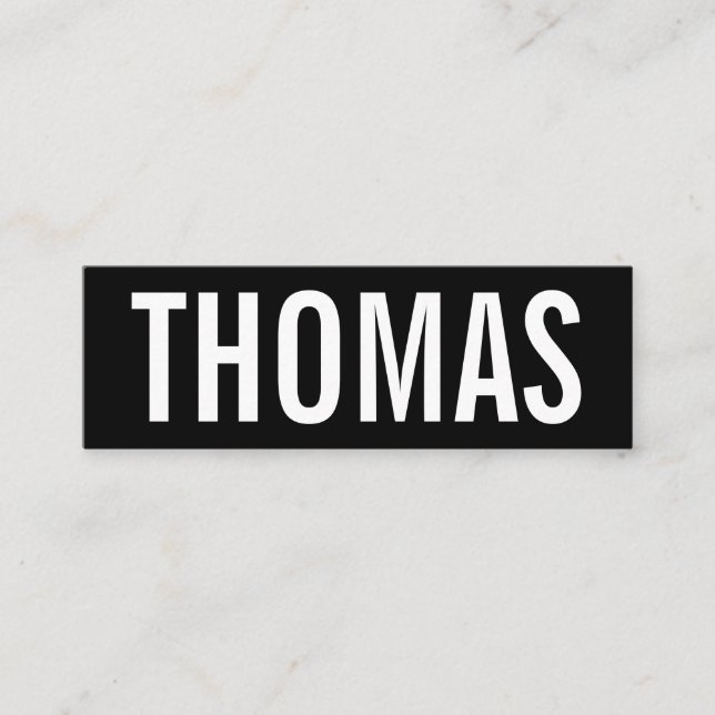 Minitarjeta De Visita Kleine Moderne Visitenkarten Vorlage - (Anverso)