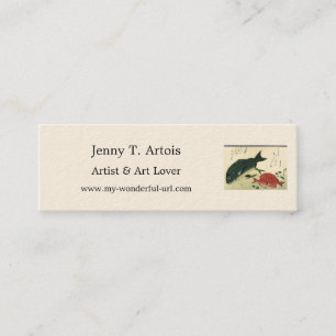 Minitarjeta De Visita Kurodai y Akadai - Impresión japonesa de peces de 