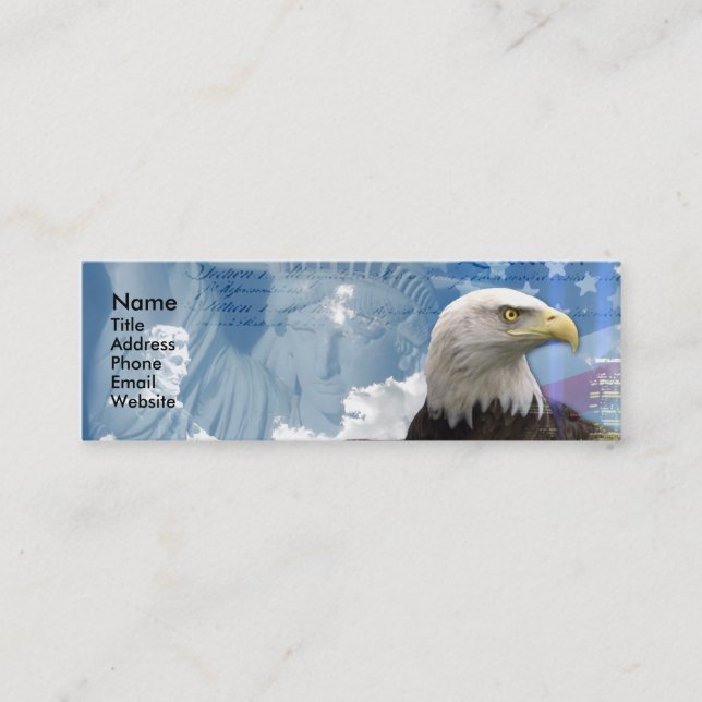 Minitarjeta De Visita La libertad no es libre (Anverso)