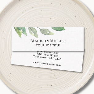 Minitarjeta De Visita La vegetación moderna