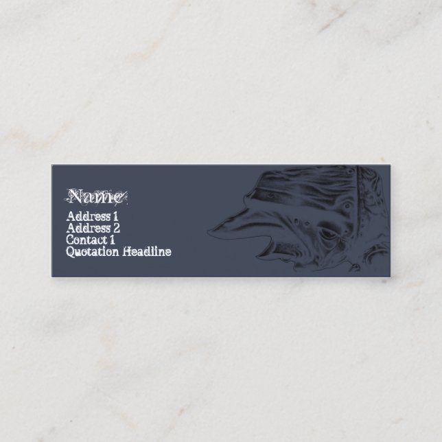 MINITARJETA DE VISITA LA VERRUGA (Anverso)