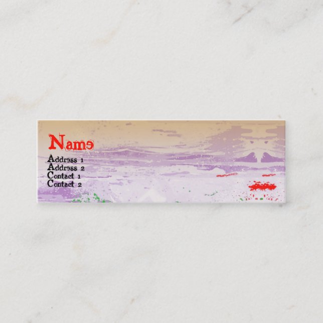 MINITARJETA DE VISITA LABIOS (Anverso)