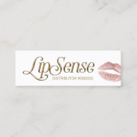 Labios subiós escritura del oro del distribuidor
