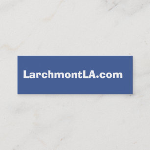 Minitarjeta De Visita LarchmontLA.com